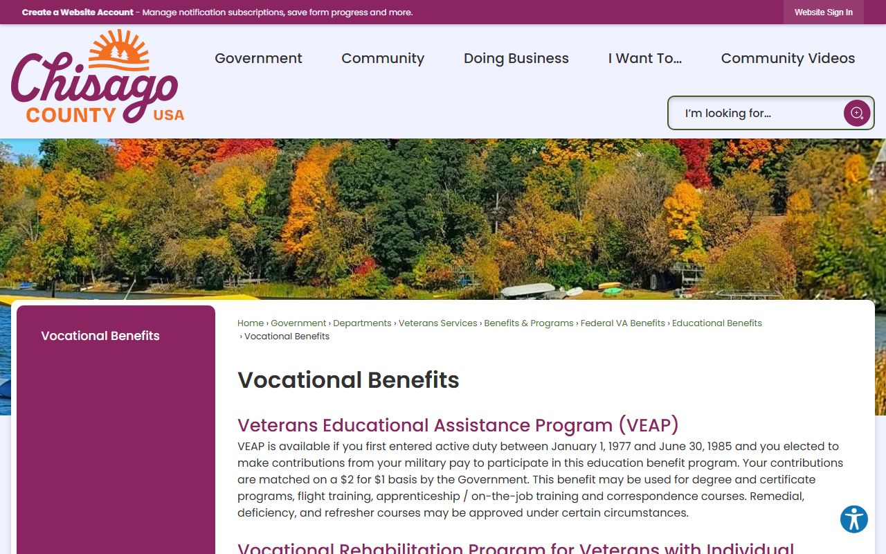 Chisago County property information search tool