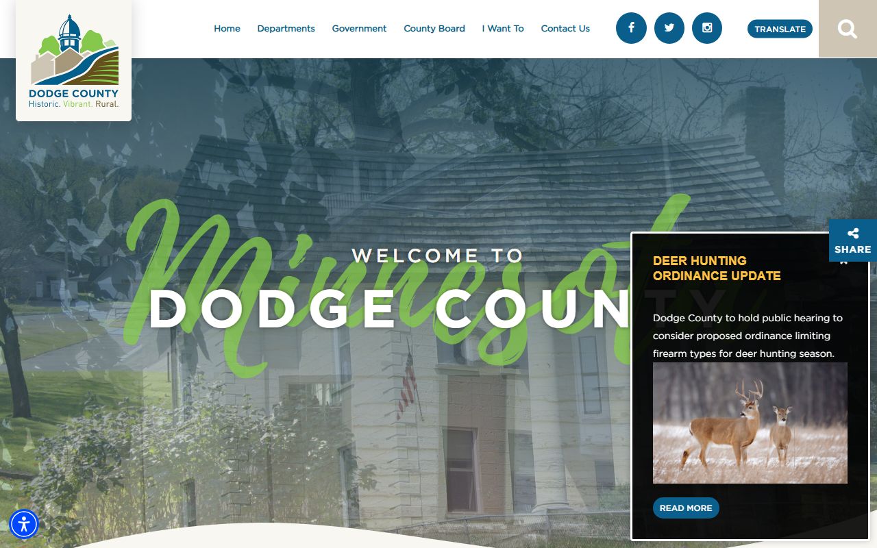 Dodge County property tax records official website