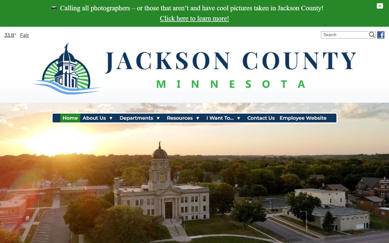 Jackson County Minnesota official website for property tax records
