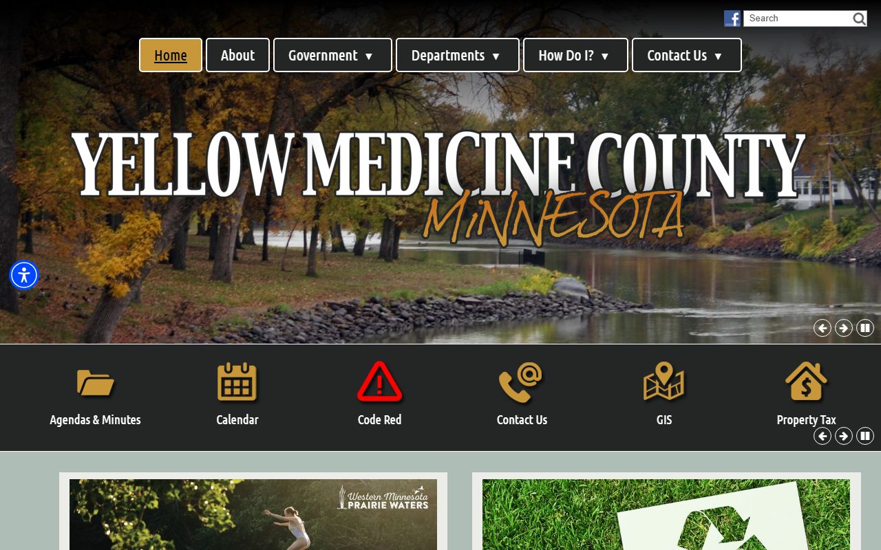 Yellow Medicine County official website for property tax records and assessment information in Granite Falls